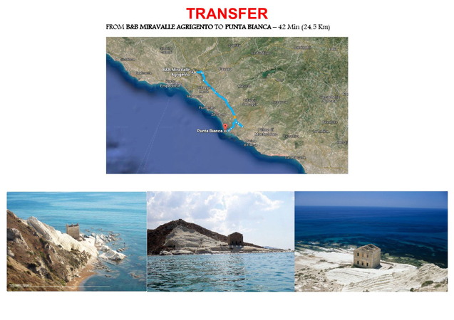 B&B MiraValle Agrigento - Servizio Transfer Punta Bianca