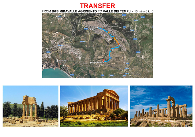 B&B MiraValle Agrigento - Servizio Transfer Valle dei Templi